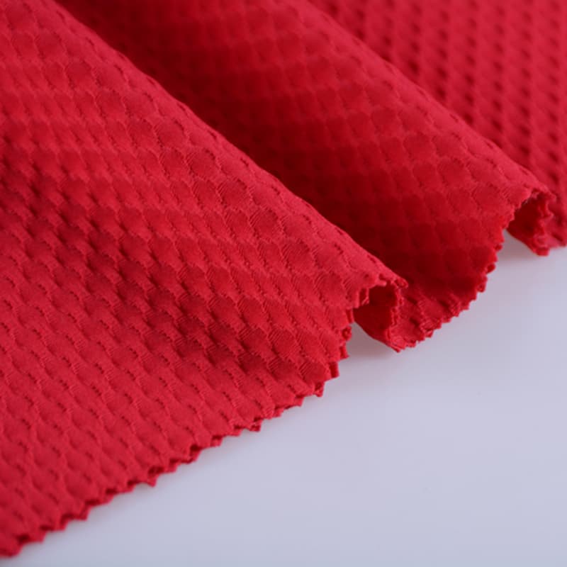 Polyester/Spandex Knit Jacquard Fabric
